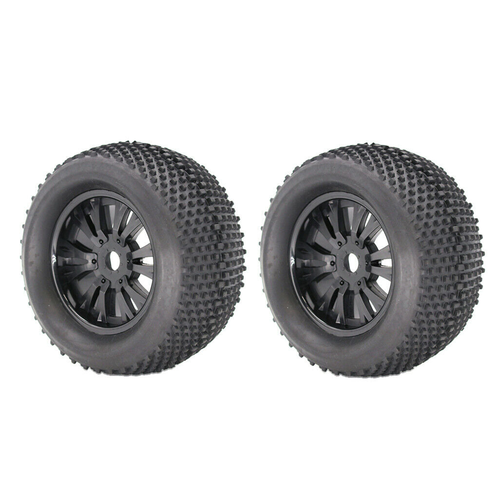 2x 1/8 Scale RC Car Monster Truck Tires Tires 17 Hex Wheel